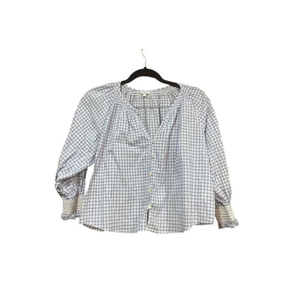 Rails Mariah Top Women Small Blue 100% Cotton - Picture 2 of 5